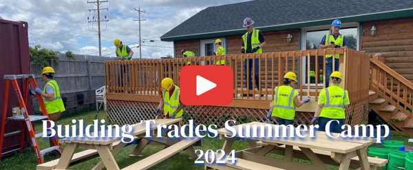 Students learn valuable skills while helping the community in Building Trades Summer Camp